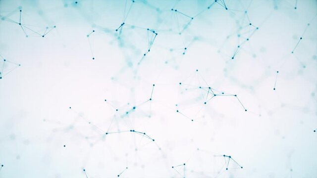 white tech abstract network background effect