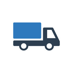 Delivery truck icon - transport vehicle icon