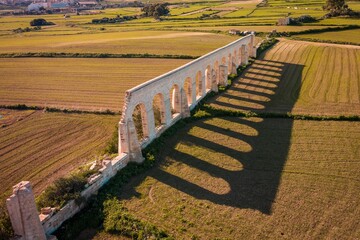Aerial view of the Gozo Aqueduct