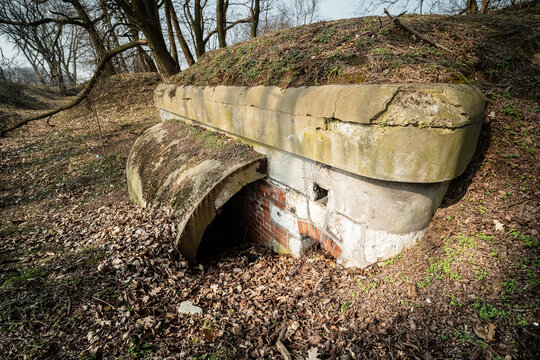 fort, umocnienia, bunkry, zielonki