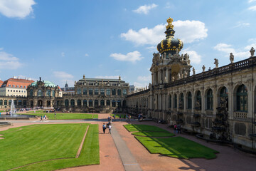 Obraz premium Kronentor of the palace Zwinger in Dresden