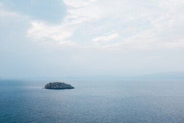 coast of the Hydra island in Greece