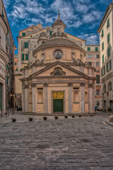 Fototapeta na wymiar historic center of Genoa