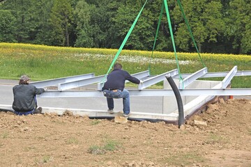 Errichtung eines Daches