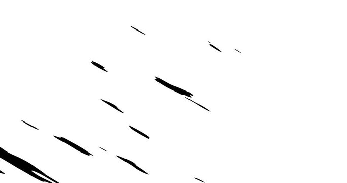 3d render with abstract grunge monochrome black scratches background on white