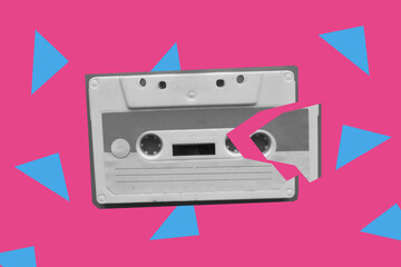 Vintage audio cassette