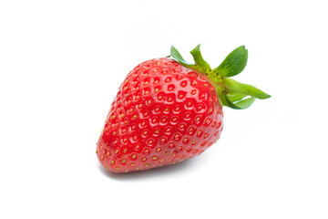 Red berry strawberry isolated on white background- Image