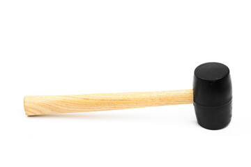 rubber mallet isolated on white background - Image