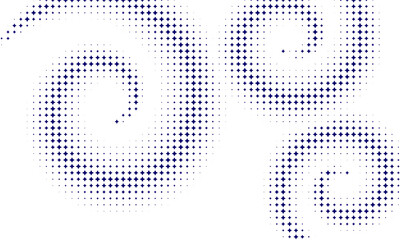 Halftone texture with blue dots. Minimalism, vector. Background for posters, websites, business cards, postcards, interior design