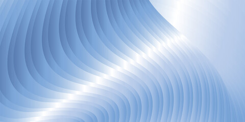 Obraz premium Metallic blue stripes, metallic gradient. Cover design. Creative background, wallpaper, magazine cover. EPS