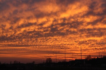 clouds at sunset