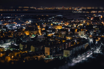Fototapeta na wymiar Krajobraz miejski nocą