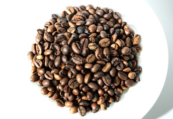 Coffee Beans isolated on white background