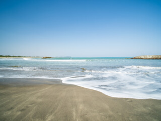 快晴の大原海岸　千葉県いすみ市