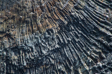 Icelandic basalt rock