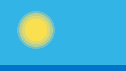 sfondo, mare, estate sole