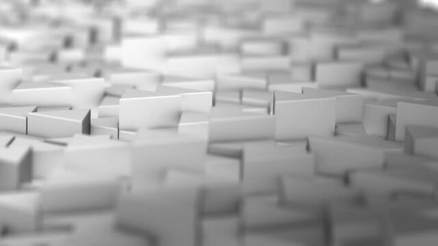 Landscape of Trihedral Pillars White 02-2 - A magnificent background. Perfectly looped. It may be connected seamlessly with "Landscape of Trihedral Pillars White 02-1" in widescreen (2 Full HD in row)