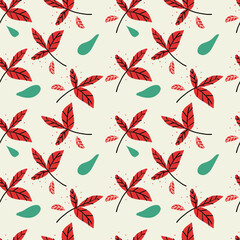 Floral elegant pattern fabric design 