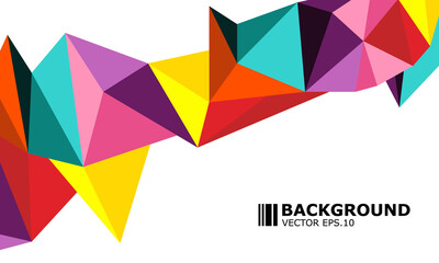 clean minimal geometric abstract backgrounds with triangles, line and circles. Vector illustration for covers, banners, flyers and posters and other designs