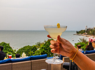 one Margarita Cocktail in Thailand Asia