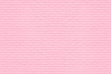 Pink brick wall for background 