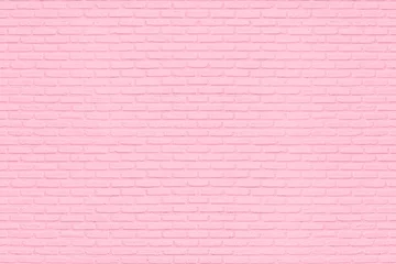 Crédence de cuisine en verre imprimé Mur de briques Pink brick wall for background 