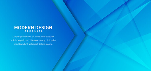 Template vector. Abstract blue diagonal background for business, banner, for announcement.