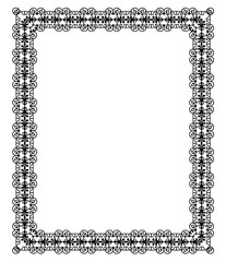 elegant black frame