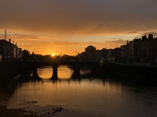 Dublin sunset