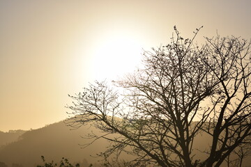 atardecer de primavera en Asturias