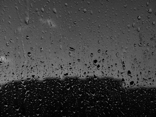 rain drops on window