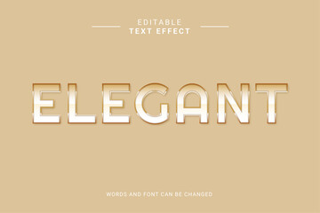 Obraz premium ELEGANT GOLD TEXT EFFECT