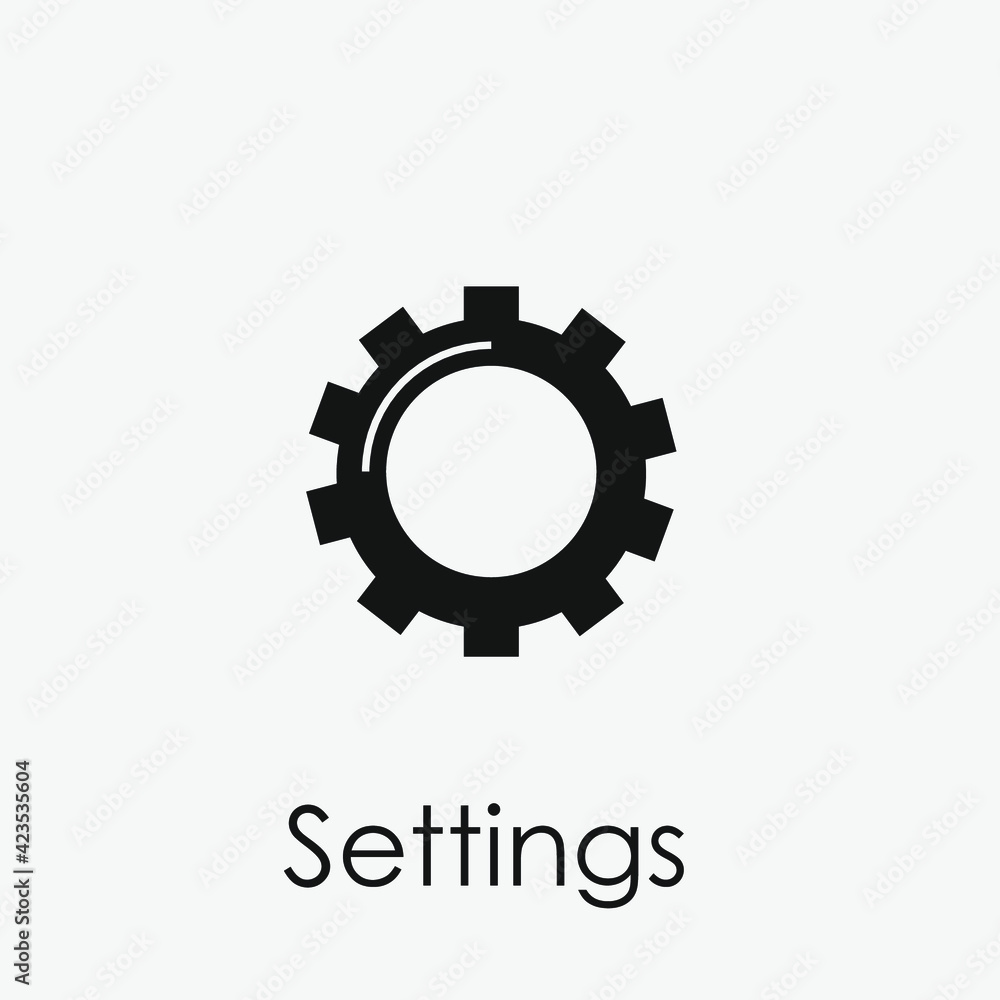 Poster settings vector icon. editable stroke. linear style sign for use on web design and mobile apps, logo
