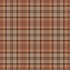 Plaid seamless pattern. Vector background of textile ornament. Flat fabric design.
