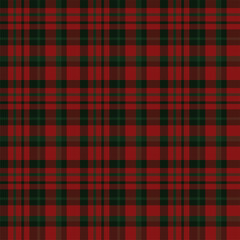 Plaid seamless pattern. Vector background of textile ornament. Flat fabric design.
