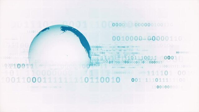 global data privacy tech abstract design