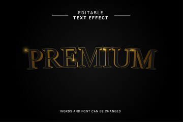 Premium Gold text effect