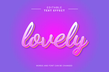 Lovely text effect