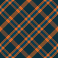Plaid pattern seamless. Check fabric texture. Stripe square background. Vector textile design.