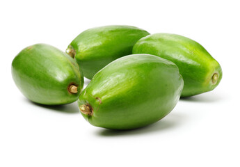 Papaya fruit isolated on a white background