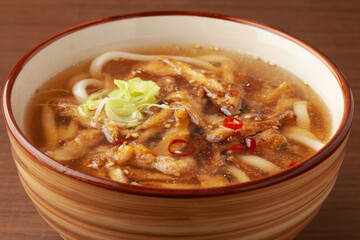揚げ牛蒡うどん