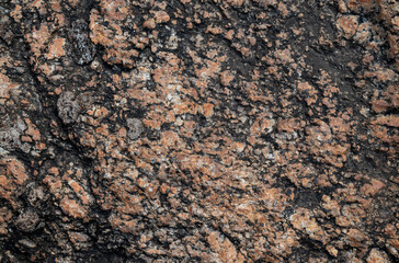 Stone texture background. Abstract surface wallpaper of black and brown floor.