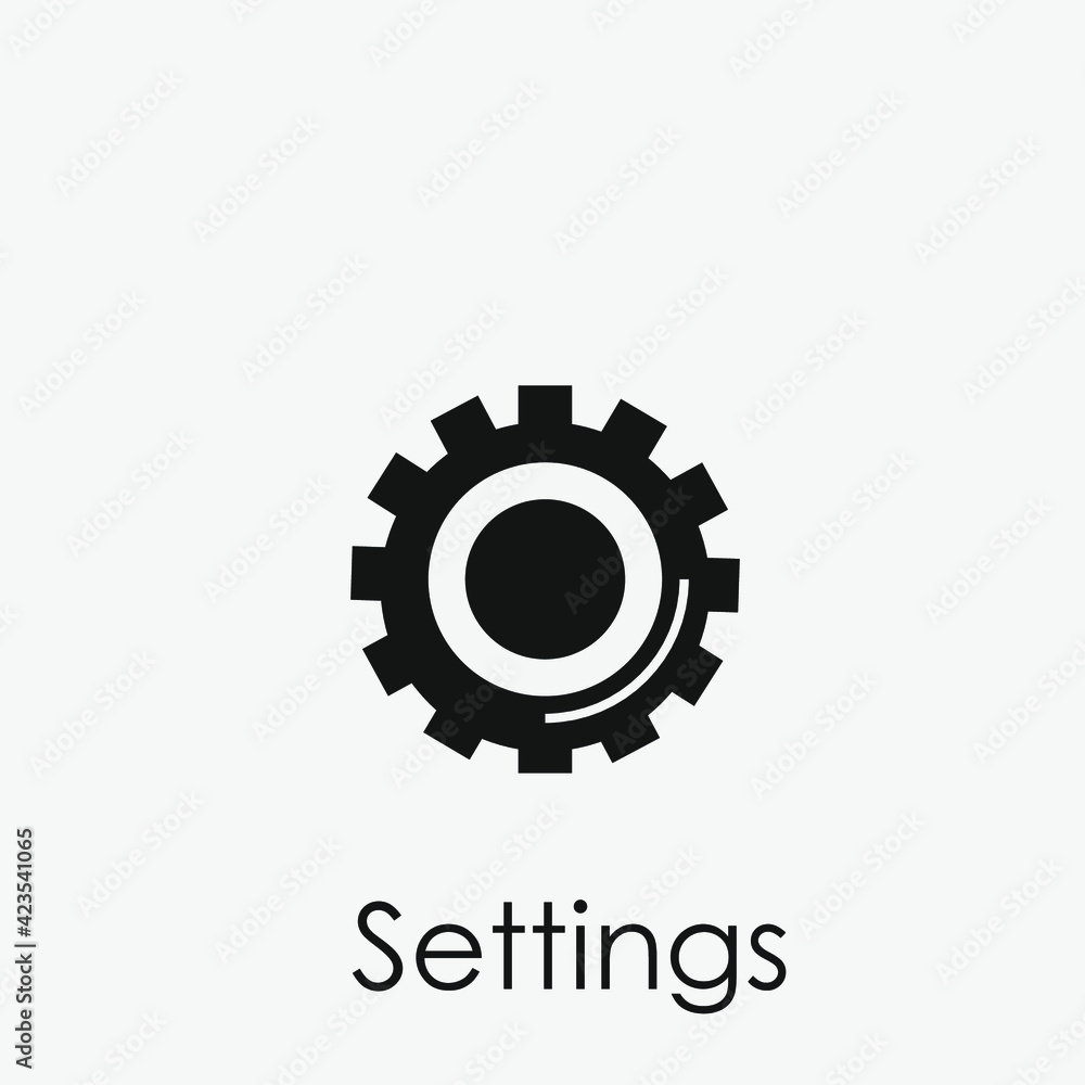 Poster settings vector icon. editable stroke. linear style sign for use on web design and mobile apps, logo