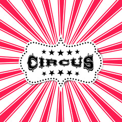 Circus poster back Vector ill