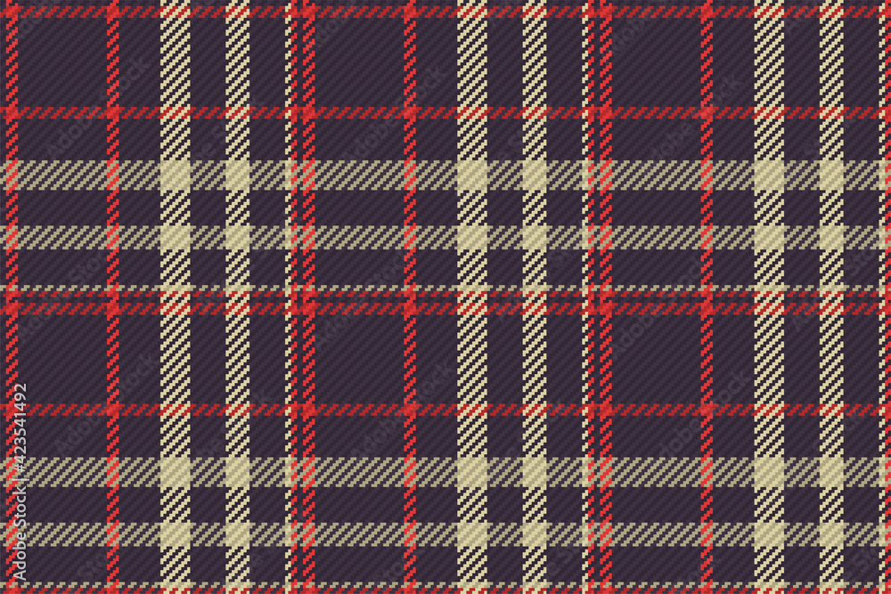 Poster seamless pattern of scottish tartan plaid. repeatable background with check fabric texture. vector b
