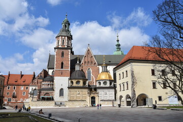Fototapeta na wymiar Wawel Castle, Krakow city landmarks, Poland