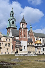 Wawel Castle, Krakow city landmarks, Poland