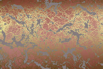 Golden abstract  decorative paper texture  background  for  artwork  - Illustration