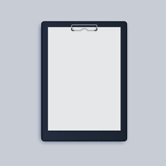 Corporate identity clipboard mockup template background. Business notepad stationary. vector illustration