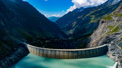 dam on the lake